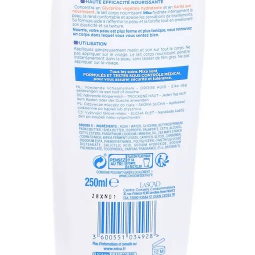 Lait Pour Le Corps Nourrissant