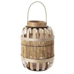 Lanterne En Bois 31Cm