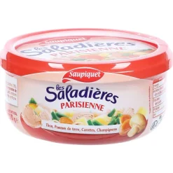 Les Saladi Res Parisienne Thon, Pomme De Terre, Carottes, Champignons.
