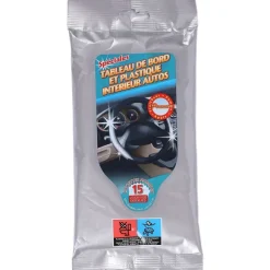 15 Lingettes Nettoyantes Pour Tableau De Bord