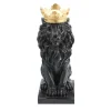 Lion D Coratif En R Sine Noir 37Cm