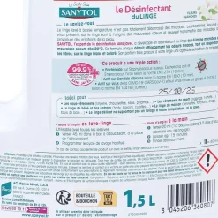 Liquide D Sinfectant Du Linge Fleurs Blanches