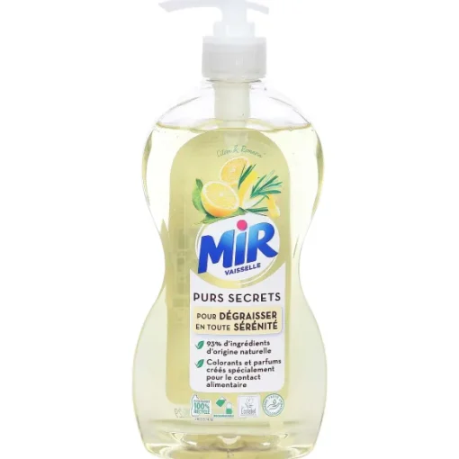 Liquide Vaisselle En Pompe Purs Secrets Citron Et Romarin
