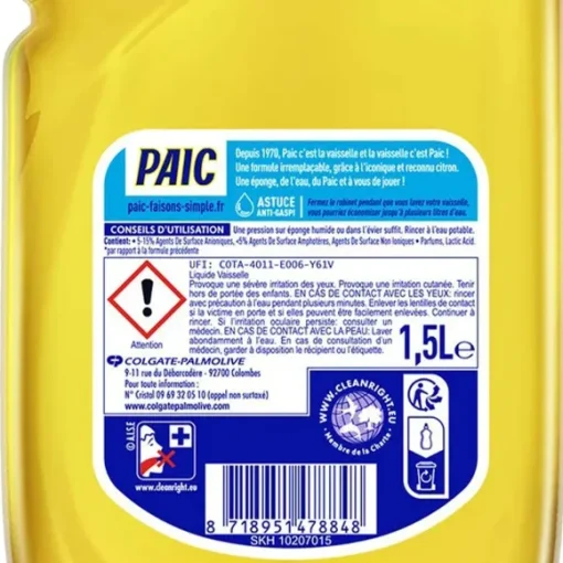 Liquide Vaisselle Super D Graissant Citron