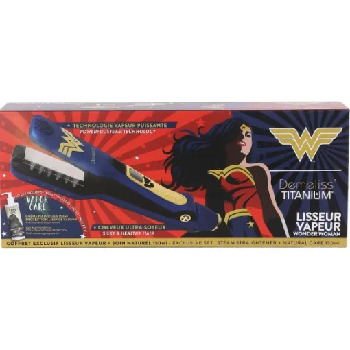 Lisseur Cheveux Vapeur Demeliss Titanium Wonder Woman