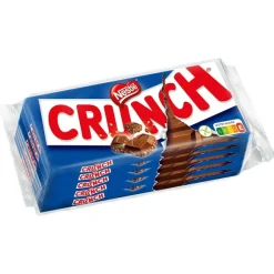 Lot D 5 Tablettes De Chocolat Au Lait Crunchy