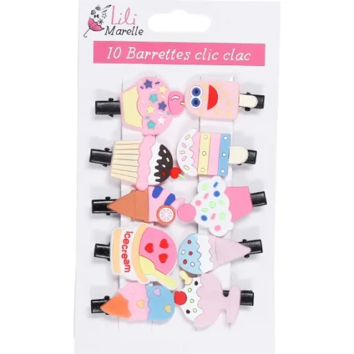 Lot De 10 Barrettes