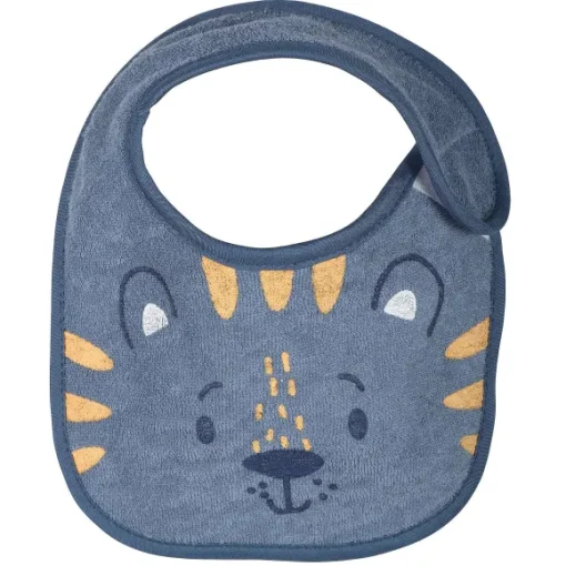 Lot De 7 Bavoirs Bleu Scratch