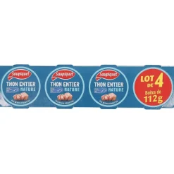 Lot De 4 Bo Tes De Thon Entier Nature