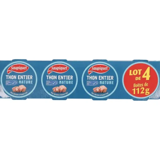 Lot De 4 Bo Tes De Thon Entier Nature