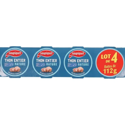 Lot De 4 Bo Tes De Thon Entier Nature
