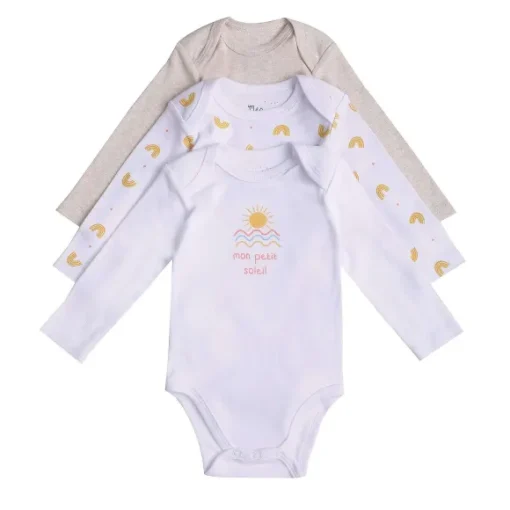 Lot De 3 Bodies 3/23 Mois