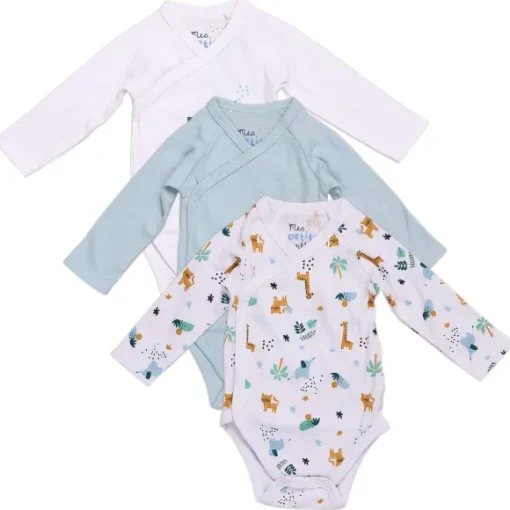 Lot De 3 Bodies 0/9 Mois