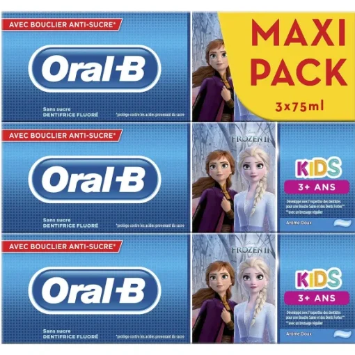 Lot De 3 Dentifrices Reine De Neiges