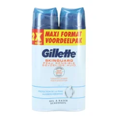 Lot De 2 Gels De Rasage Skinguard Sensitive