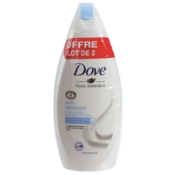 Lot De 2 Gels Douche Soin Peaux Sensibles