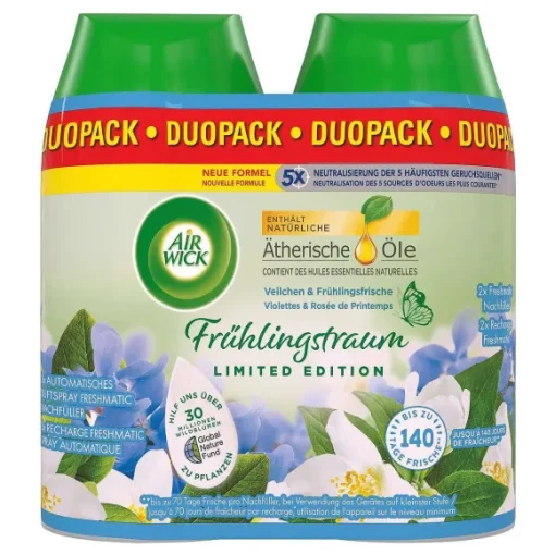Lot De 2 Recharges Freshmatic Aux Huiles Essentielles