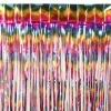 Lot De 2 Rideaux Fils Sequins Arc-En-Ciel