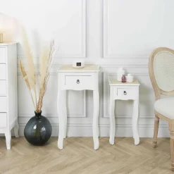 Lot De 2 Sellettes Avec Tiroir Victoria