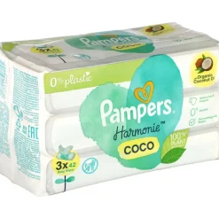 Lot De 3X42 Lingettes Bébé Harmonie Coco