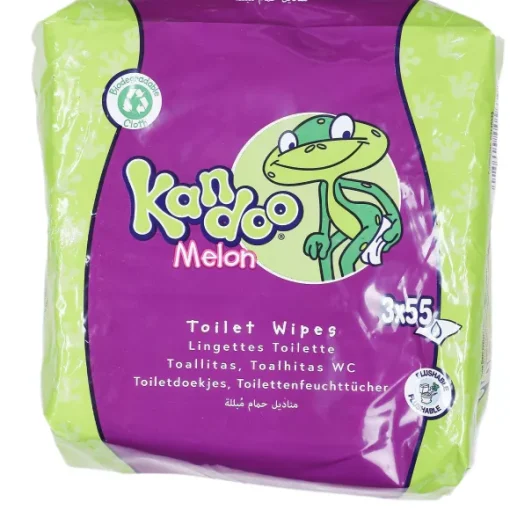 Lot De 3X55 Lingettes De Toilette Pour Enfant Melon
