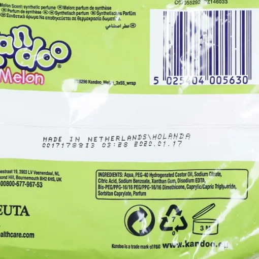 Lot De 3X55 Lingettes De Toilette Pour Enfant Melon