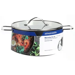 Marmite Induction + Couvercle 24Cm