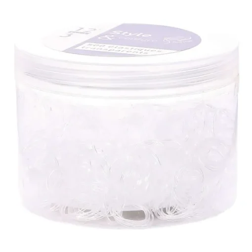 500 Mini Lastiques Transparents