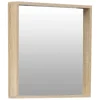 Miroir Avec Encadrement Bois Naturel