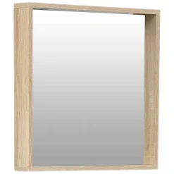 Miroir Avec Encadrement Bois Naturel
