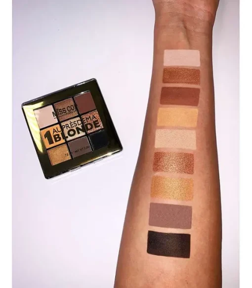 Palette De 9 Fards Paupi Res 01 Blonde