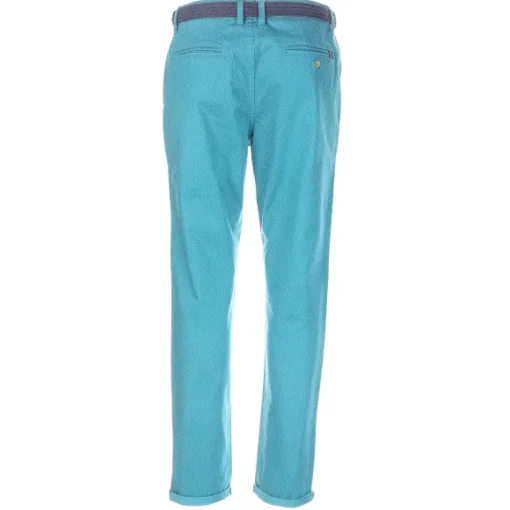 Pantalon Chino Ou Bleu Avec Ceinture