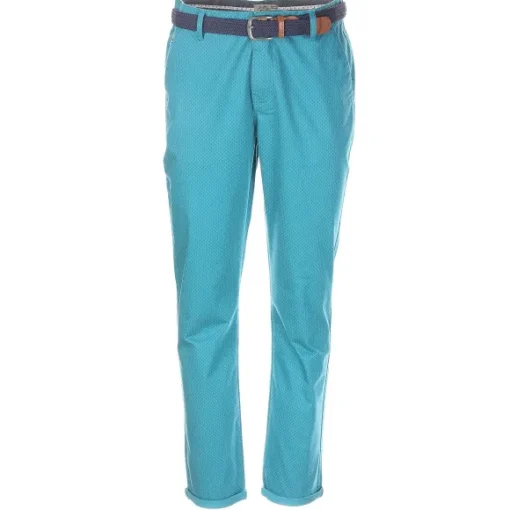 Pantalon Chino Ou Bleu Avec Ceinture