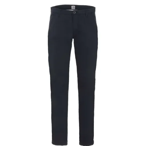 Pantalon En Toile Bleu Fonc
