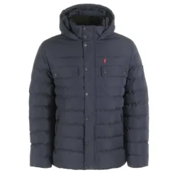 Parka Capuche Bleue Marine