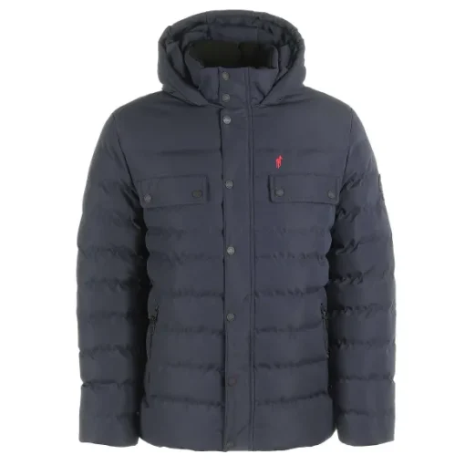 Parka Capuche Bleue Marine