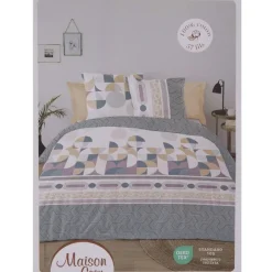 Parure Housse De Couette 260X240Cm + 2 Taies D'Oreiller