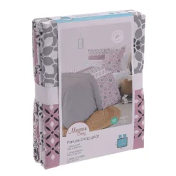 Parure Housse De Couette 260X240Cm + 2 Taies D'Oreiller