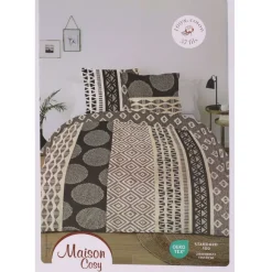 Parure Housse De Couette 260X240Cm + 2 Taies D'Oreiller