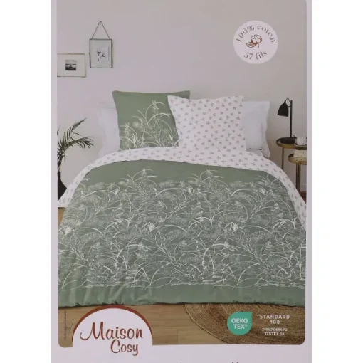 Parure Housse De Couette 260X240Cm + 2 Taies D'Oreiller