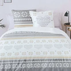 Parure Housse De Couette 240X220Cm 100% Coton