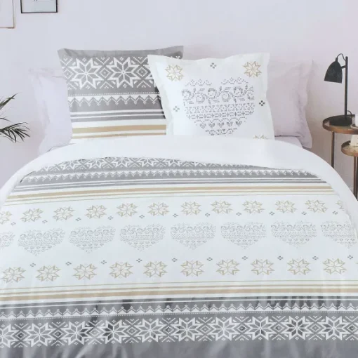 Parure Housse De Couette 240X220Cm 100% Coton