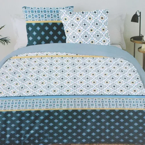 Parure Housse De Couette 140X190Cm 100% Coton