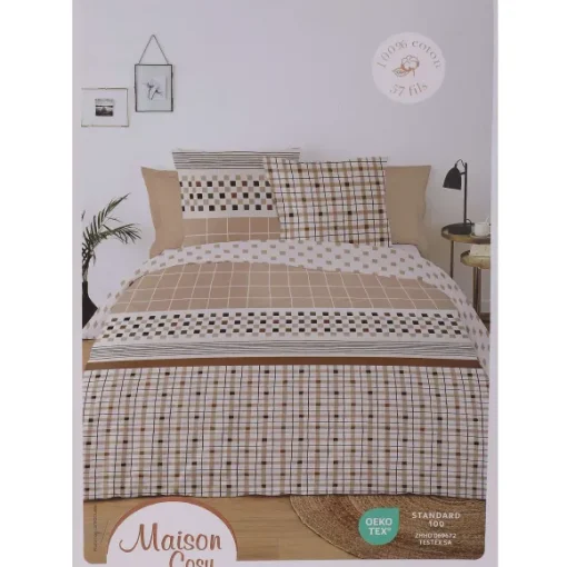 Parure Housse De Couette 260X240Cm + 2 Taies D'Oreiller