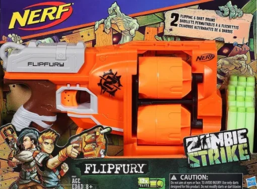 Pistolet Nerf Zombie Flipfury