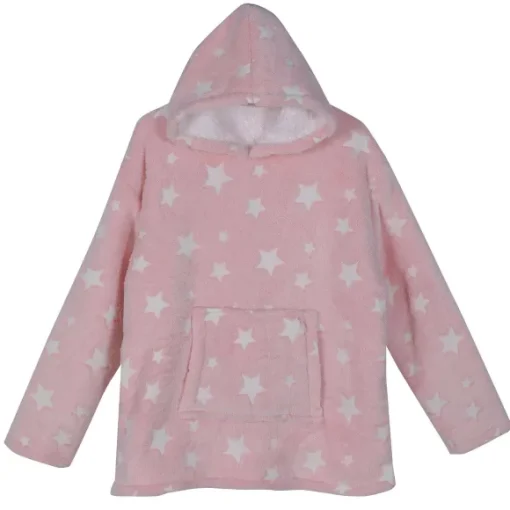 Plaid Adulte Sweat Capuche Toiles Phosphorescentes