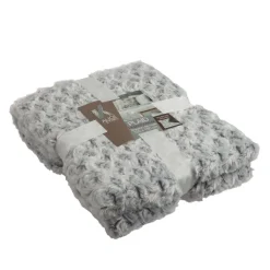 Plaid En Fausse Fourrure Doublure Polaire 125X150Cm