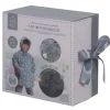 Plaid Enfant Sweat Capuche Toiles Phosphorescentes Gris