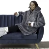 Plaid Sweat Capuche Gris