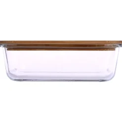Plat Rectangle Couvercle Bambou 1040 Ml